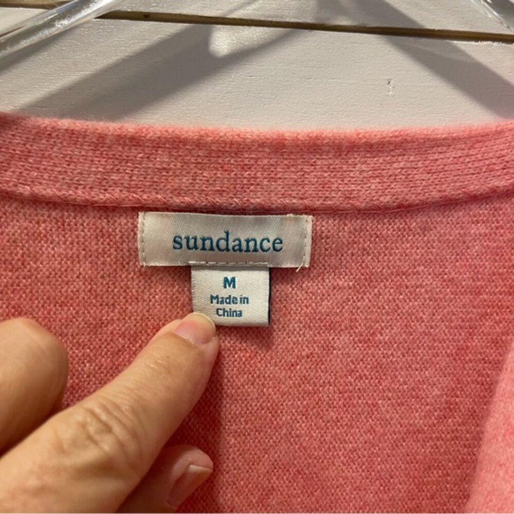 Sundance Simple Truths Cashmere Drape Cowl Neck Sweater Womens Size Medium - Picture 2 of 6